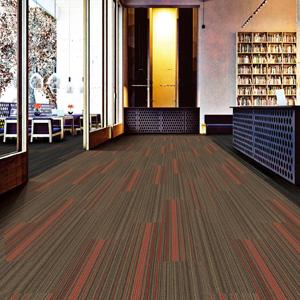 2021 Cheap Flooring PVC Backing Office Commercial Carpet Planks 
