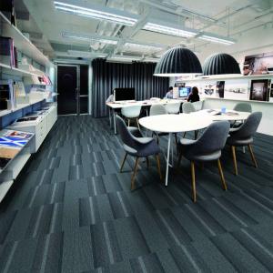 Factory Price Stripe Modular Carpet Tiles for Office 