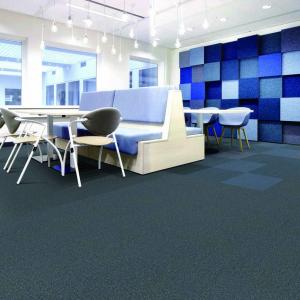 Professional Fireproof Plain Nylon Modular Carpet Tiles